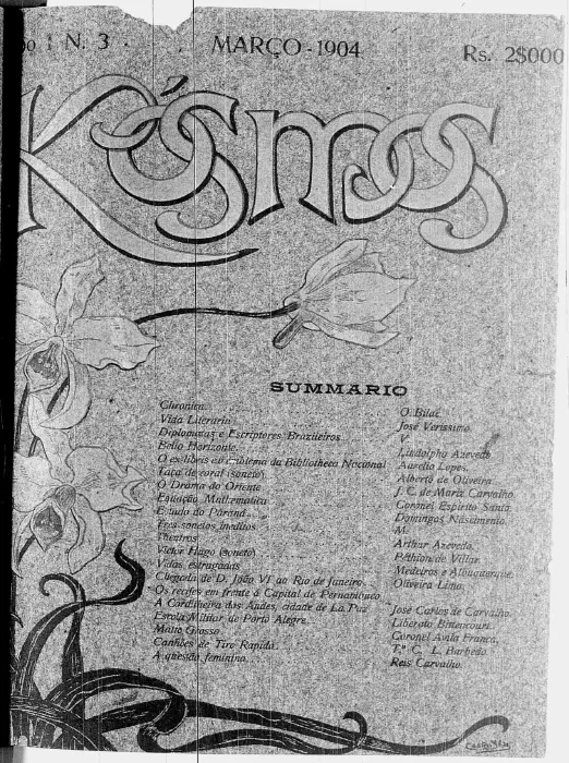 Capa original: Kosmos, 1904, edição 03
